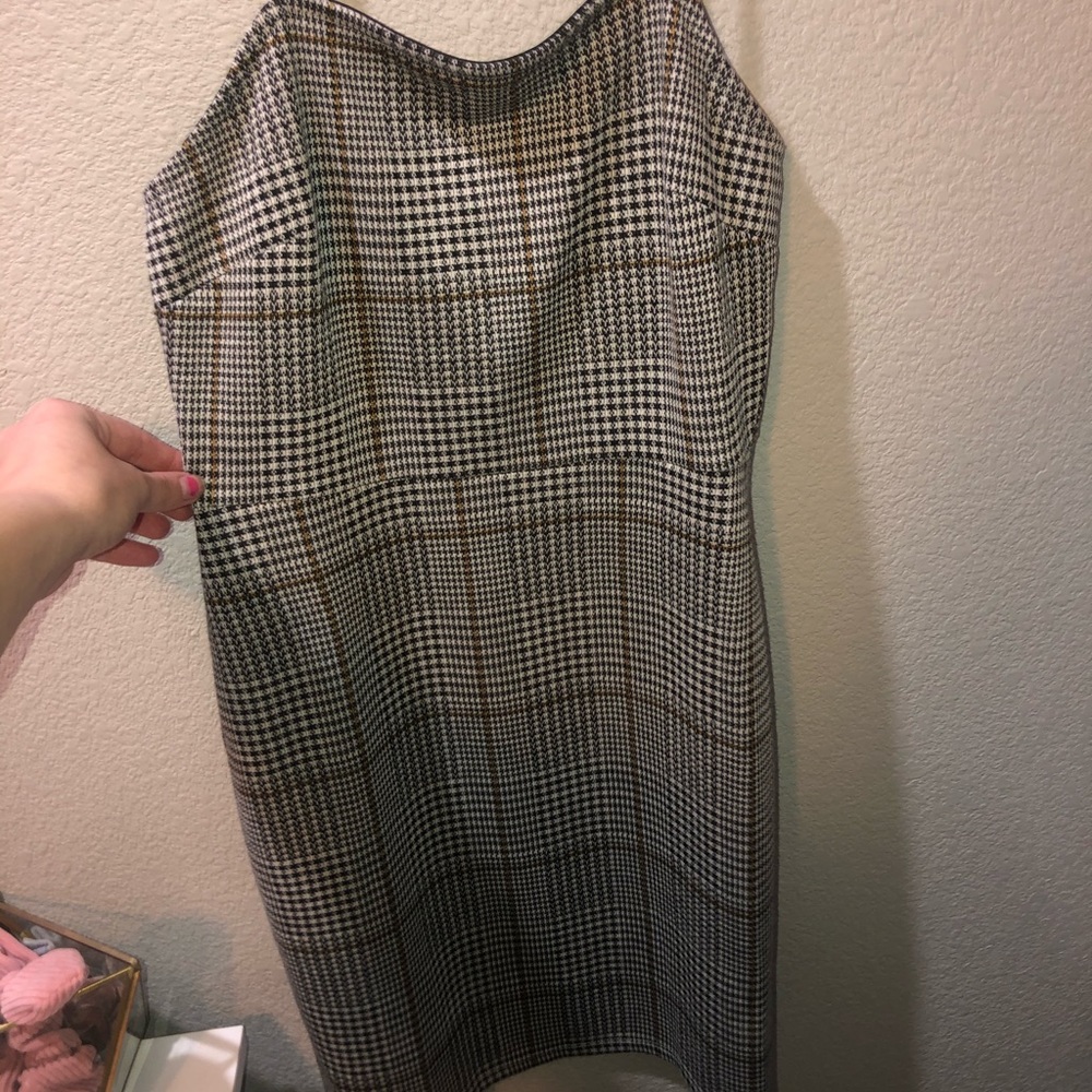 Never worn size small plaid gingham dress